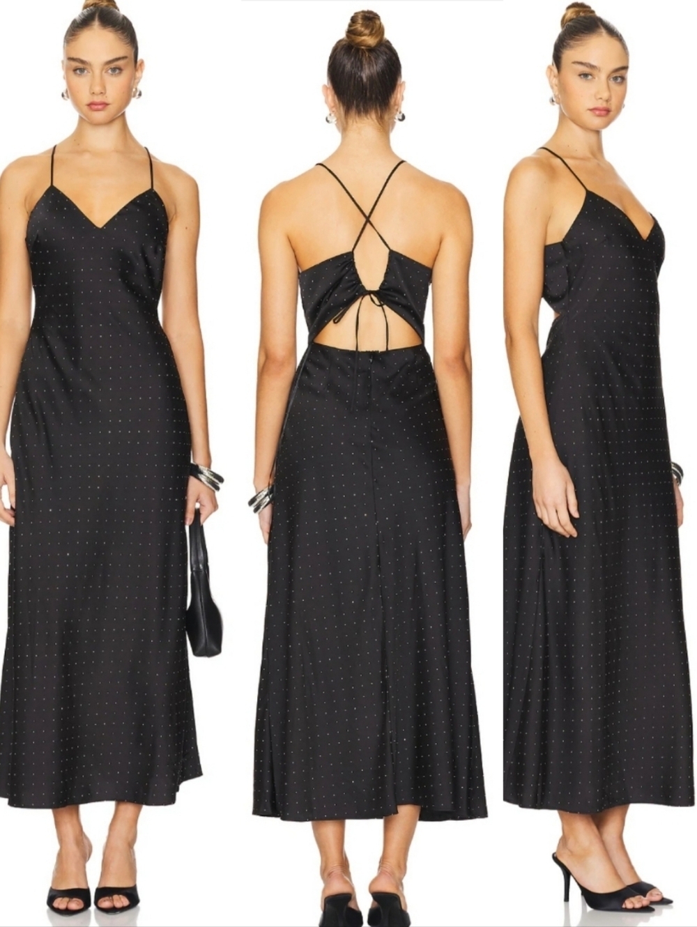 ASTR The Label Bonney Dress in Black XS